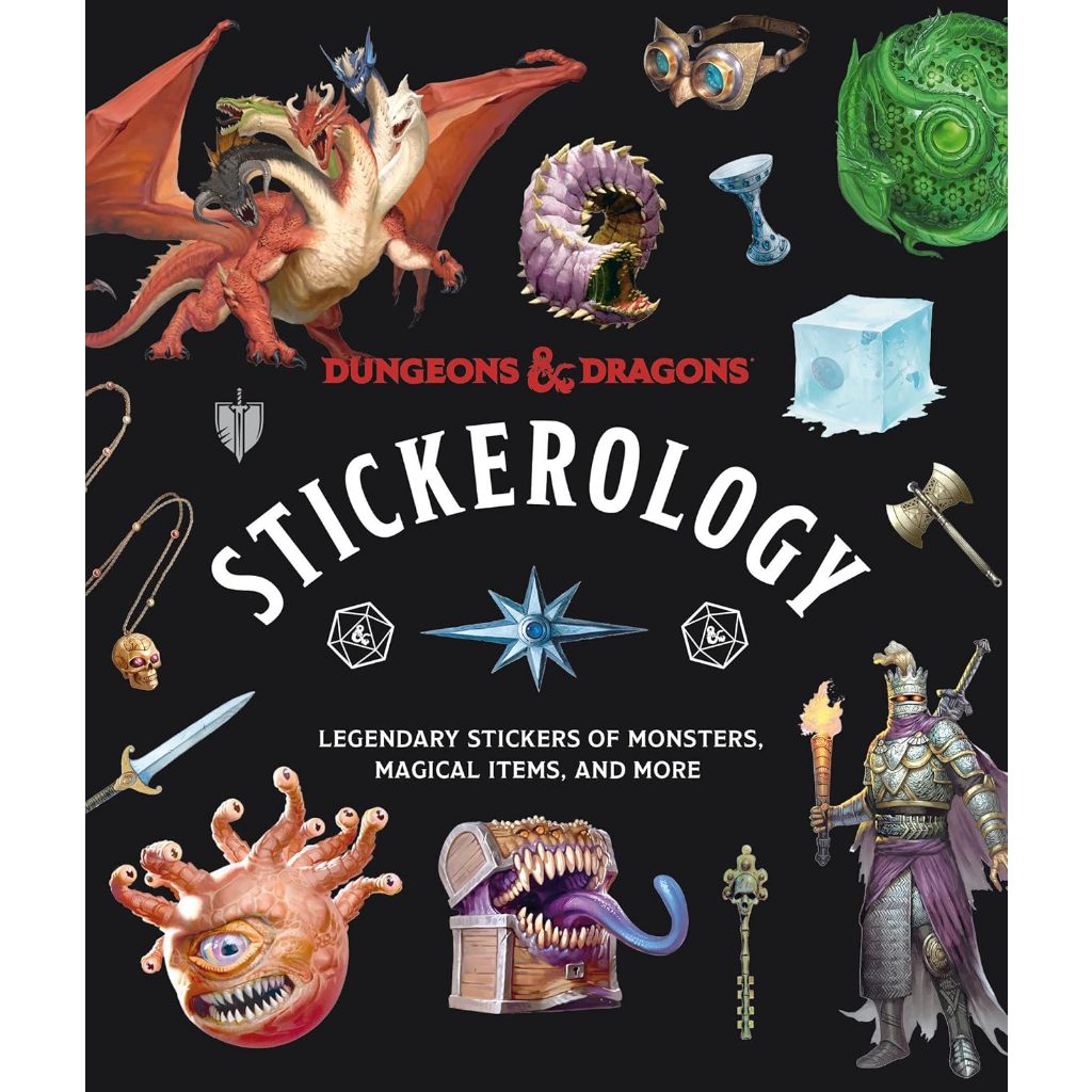 Dungeons & Dragons Stickerology Legendary Stickers of Monsters, Magical Items, and More Official Dun