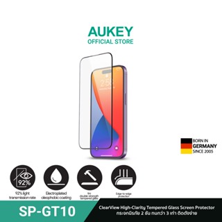 AUKEY SP-GT10 ฟิล์มกระจก/กระจกกันรอย iPhone 15 / 15 Plus / 1…