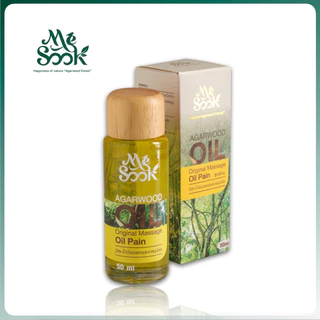 MESOOK Agarwood Herbal Oil Original น้ำมันกฤษณาสมุนไพรสูตรต้นตำหรับ (สูตรร้อน) ลดอาการปวด ซึมซาบดี