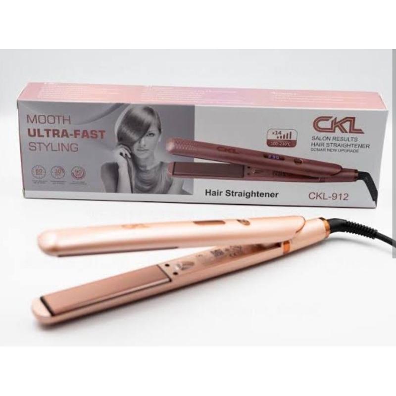 เครื่องหนีบผม CKL-912 เครื่องหนีบเงา เครื่องรีดผม ผญ หนีบผมตรงแท้ หนีบผมไฟฟ้า รีดผม รีดผมตรงของแท้ รับประกันของแท้