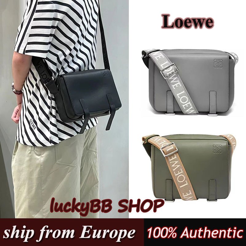 Loewe Anagram ผู้ชาย กระเป๋าสะพายข้าง ของแท้100%