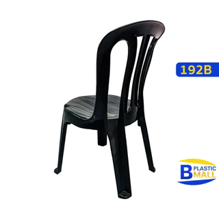 [เก้าอี้เด็ก] Luckyware เก้าอี้พลาสติกมีพนักพิง สำหรับเด็ก สีดำ รุ่น 192B