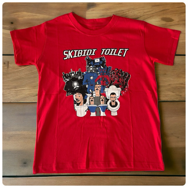 🔥(พร้อมส่ง)🔥 เสื้อเด็ก skibiditoilet Titan speakerman cameraman tv man