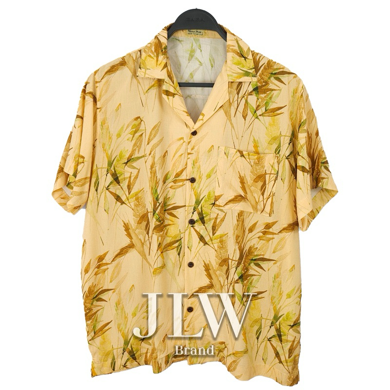 เสื้อฮาวาย ลายจีนกิ่งไผ่ ตรุษจีน