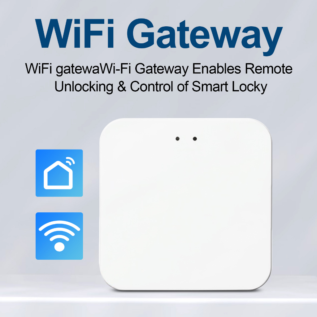 เกตเวย์ Wi-Fi รีโมทคอนโทรล ล็อคประตูลายนิ้วมืออัจฉริยะ เกตเวย์ Smart Hub เข้ากันได้กับส่วนประกอบการควบคุมแอป SmartLife