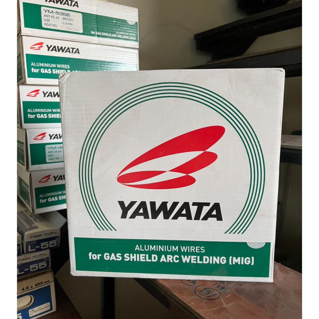 YAWATA ลวดเชื่อม MIG เชื่อมอลูมิเนียม 5356 และ 4043 แบบม้วน ขนาด 1.2 มม. บรรจุ 7Kg/ม้วน (เชื่อมใช้แก๊ส) ราคา1ม้วน