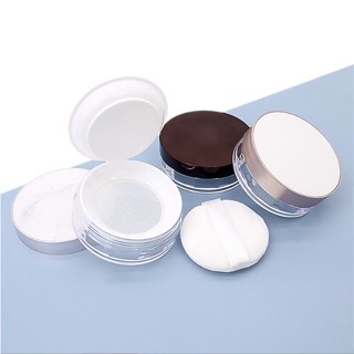 ตลับเปล่า ใส่แป้งรุ่นฝา2ชั้นกันแป้งหก พกพาสะดวก**ส่งจากไทย เ…