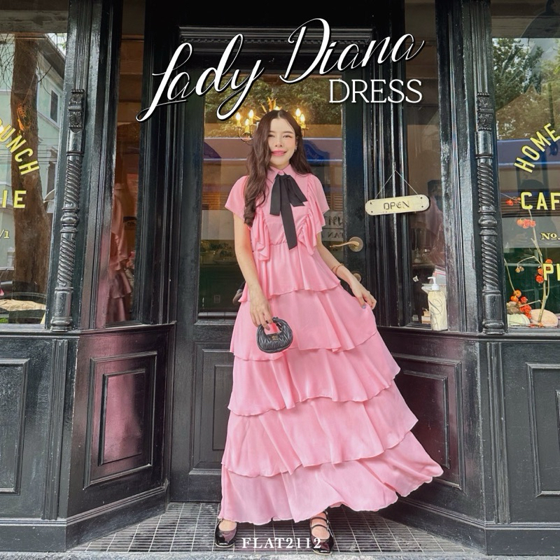 ส่งต่อ 💙 Flat2112 💙 FLAT2112 FF0031 : LADY DIANA DRESS ( S )