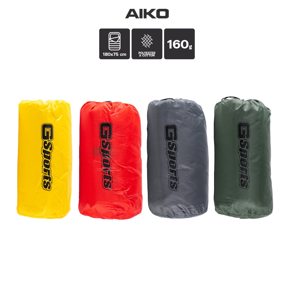 AIKO GS-93014 1 ชิ้น ถุงนอนขนาด 160 กรัม ยาว 180 ซม กว้าง 75 ซม