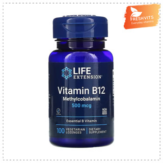 Life Extension, Vitamin B12, Methylcobalamin, 500 mcg, 100 V…