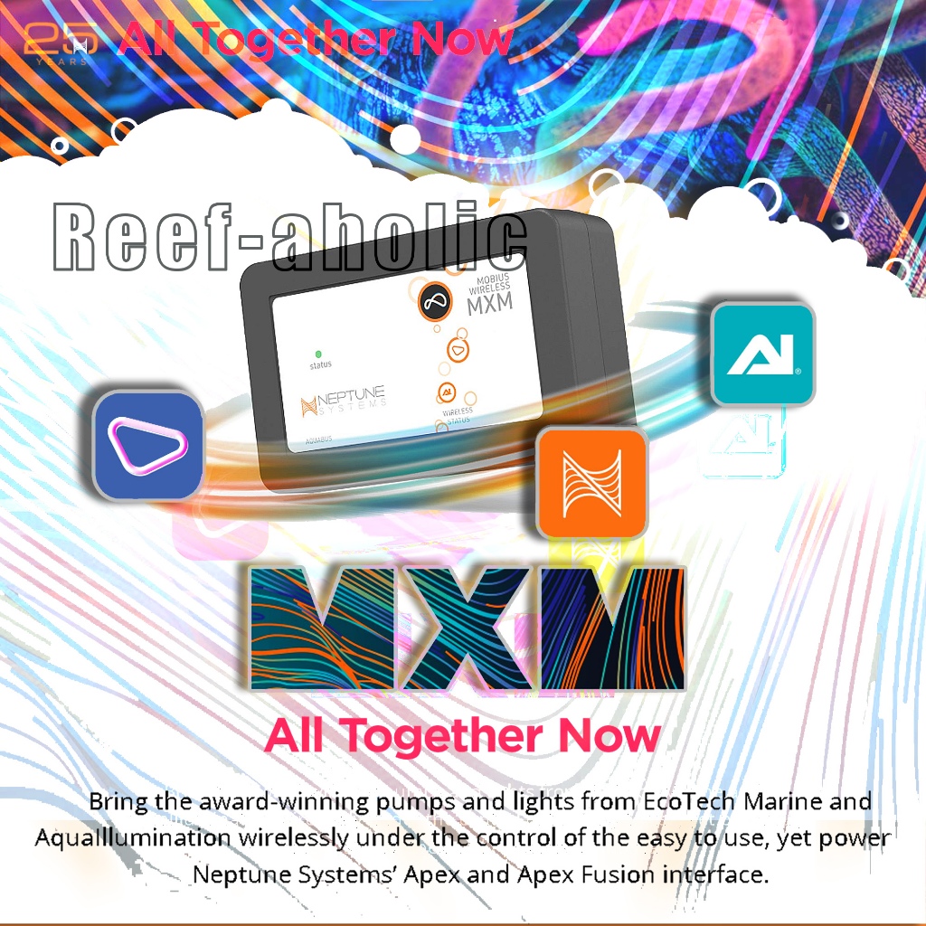 Reef-aholic MXM module ควบคุมอุปกรณ์ของ Radion และ AI ได้อย่างครบครัน ทั้งไฟ ทั้งปั๊ม Neptune Apex S