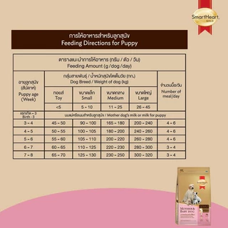 สมาร์ทฮาร์ท โกลด์ มาเธอร์แอนด์เบบี้ด็อก แม่และลูกสุนัข 1.5กก.