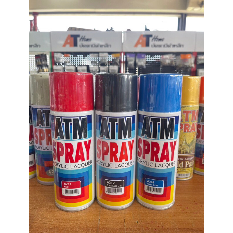 **ยกลัง**[12กระป๋อง]**คละสีได้🔴สีสเปรย์ ATM สำหรับงานเอนกประสงค์ (ออกใบกำกับภาษีได้)
