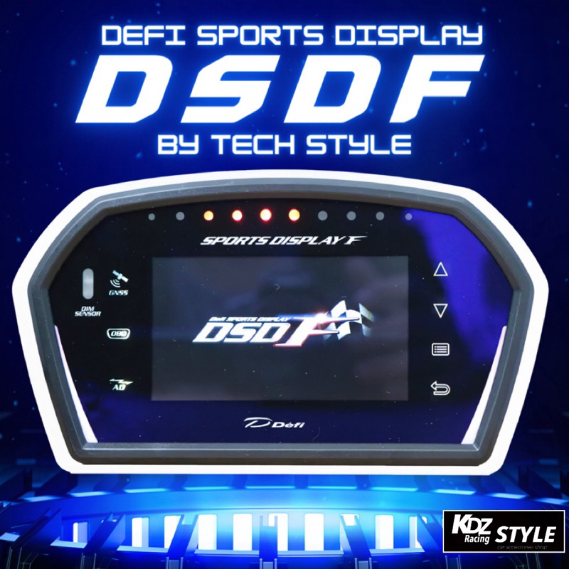 เกจวัด Defi DSDF OBD2 จอ Defi Sports Display F DSDF Defi Gauge อุปกรณ์ครบ