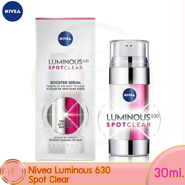 ❤️ Clearance❤️ Nivea Luminous 630 Spotclear Serum : นีเวียลูมินัส 630 สปอตเคลียร์เซรั่ม ขนาด 30ml.