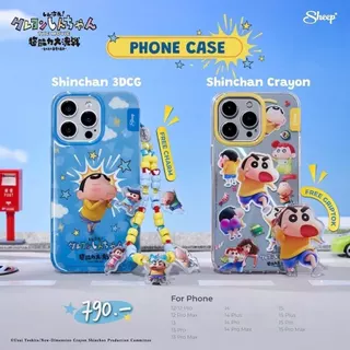 [Shinchan 3D Collection ] เคสสำหรับไอโฟนแถมฟรี Griptok หรือ สายห้อย สำหรับไอโฟนMS ทุกรุ่น กันกระแทก ลิขสิทธิ์แท้ชินจัง