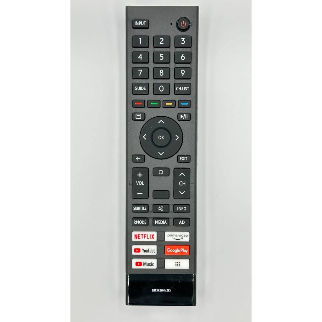 รีโมททีวี Hisense รุ่น ERF3K80H **ไม่มีคำสั่งเสียง** มีปุ่ม P.MODE (A4200G/40EG/5G)