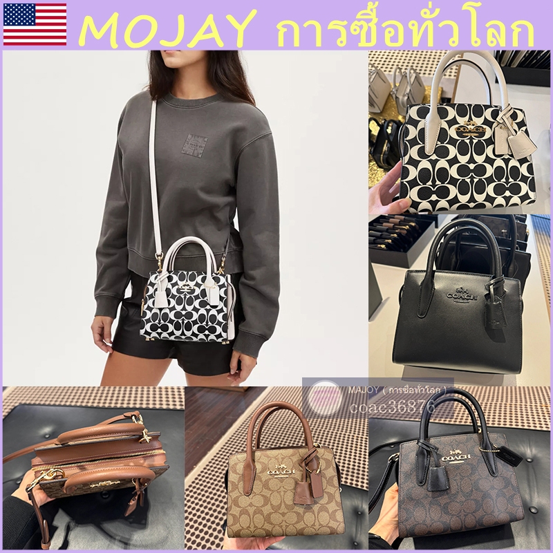 NEW แท้ %/Outlet ปลอดภาษี Andrea Carryall กระเป๋าสะพายหนังผู้หญิง กระเป๋าถือสุดคลาสสิก มาพร้อมสายสะพายยาว ของขวัญผู้หญิง