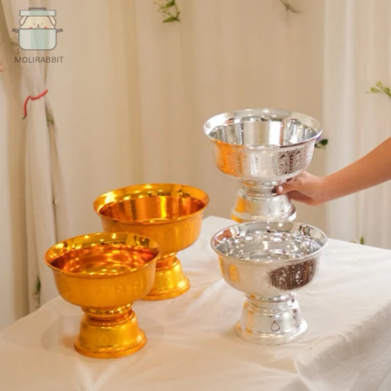 พานรัฐธรรมนูญ พานลาว พานไหว้ครู ขนาด18,20,22,24 ซม.
