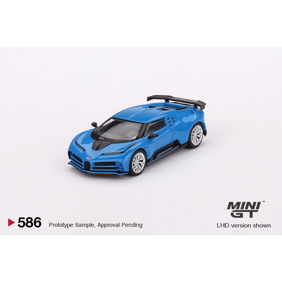 MINI GT No.586 Bugatti Centodieci Blu Bugatti LHD MGT00586-L