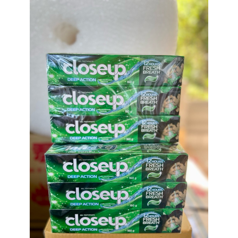 ยาสีฟันใกล้ชิดCloseup160กรัม 1ลัง12แพ็ค72หลอด