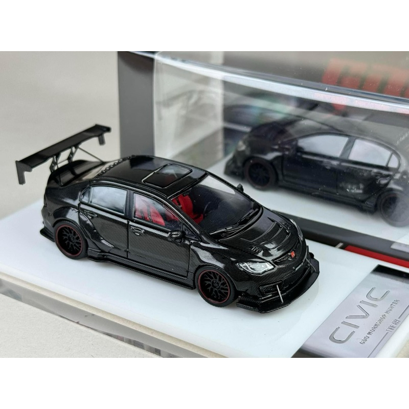 🔹Honda Civic FD2 Fullcarbon Scale 1:64 ยี่ห้อ Timemicro GDO