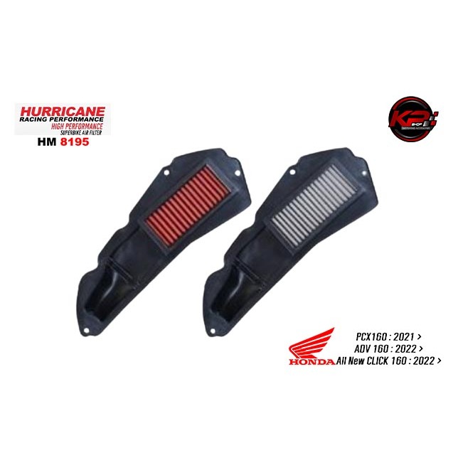 กรองอากาศ HURRICANE FOR HONDA PCX160 / ADV 160/ CLICK 160 (HM8195)