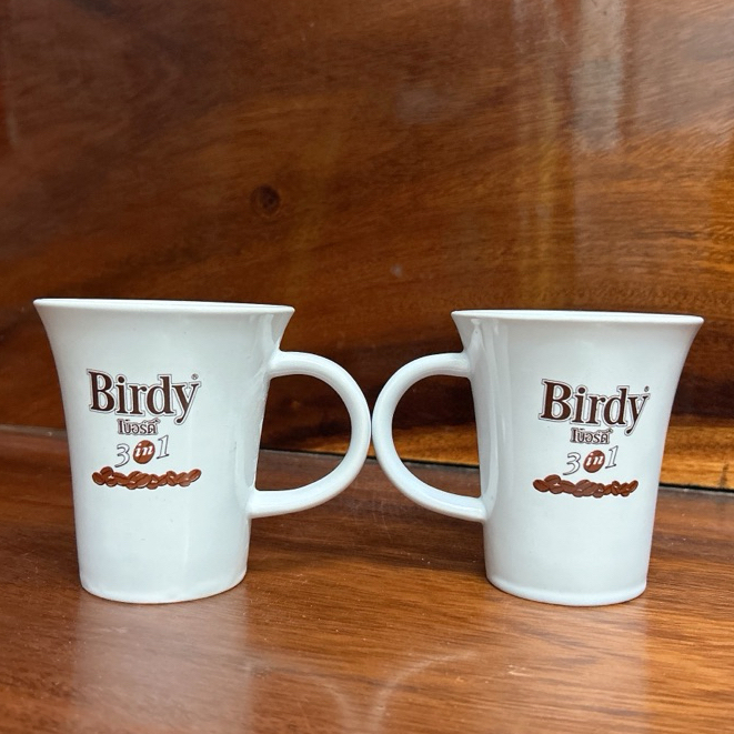 (250มล.) แก้วมัคเซรามิค Birdy 3in1แก้วกาแฟทรงล้ำสมัย ของเบอร์ดี้ เข้าไมโครเวฟได้