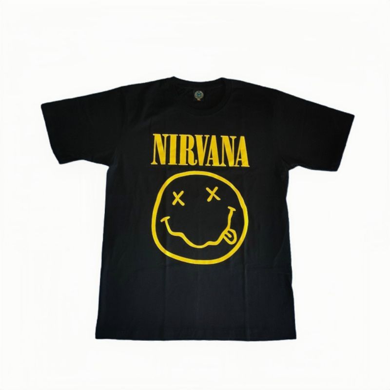 เสื้อยืดแขนสั้น ผ้าCotton 100% เสื้อวงNirvana