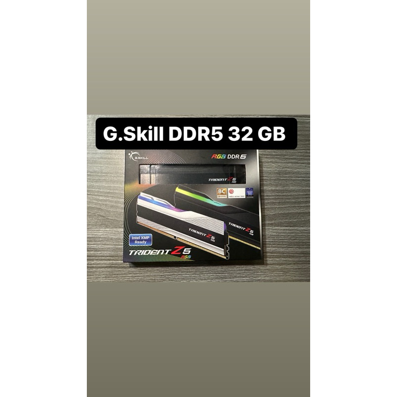 แรม 32GB DDR5 6000MHz G.SKILL TRIDENT Z5 RGB