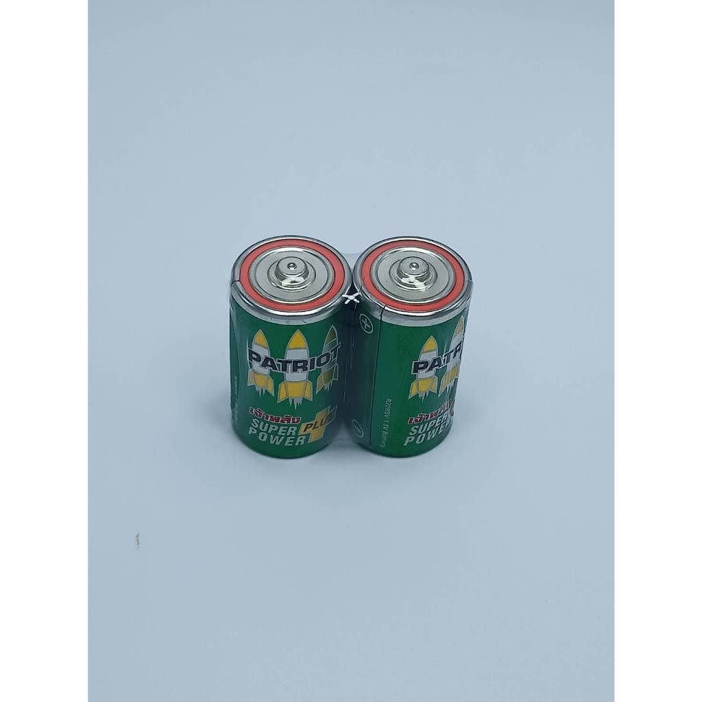 ถ่าน เจ้าพลัง PATRIOT แพทริออท แมงกานิส  AA AAA D 1.5 โวลต์ Pack 4 ก้อน ถ่านอัลคาไลน์ Alkaline 1.5V R6RSV/4SL R03RSV/4SL
