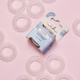 invisibobble ยางรัดผม ผมหนา ผมไม่เป็นรอย รุ่น Power สี Crystal Clear (1 กล่องบรรจุ 3 ชิ้น)