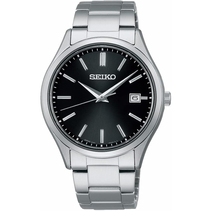 [นาฬิกา Seiko] นาฬิกา Seiko Selection S Series Pair Solar (Men's) SBPX147 สีเงิน