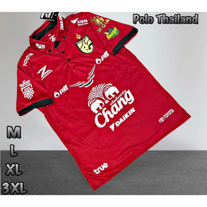 เสื้อบอลเสื้อกีฬาคอปกชายหญิงใส่ได้