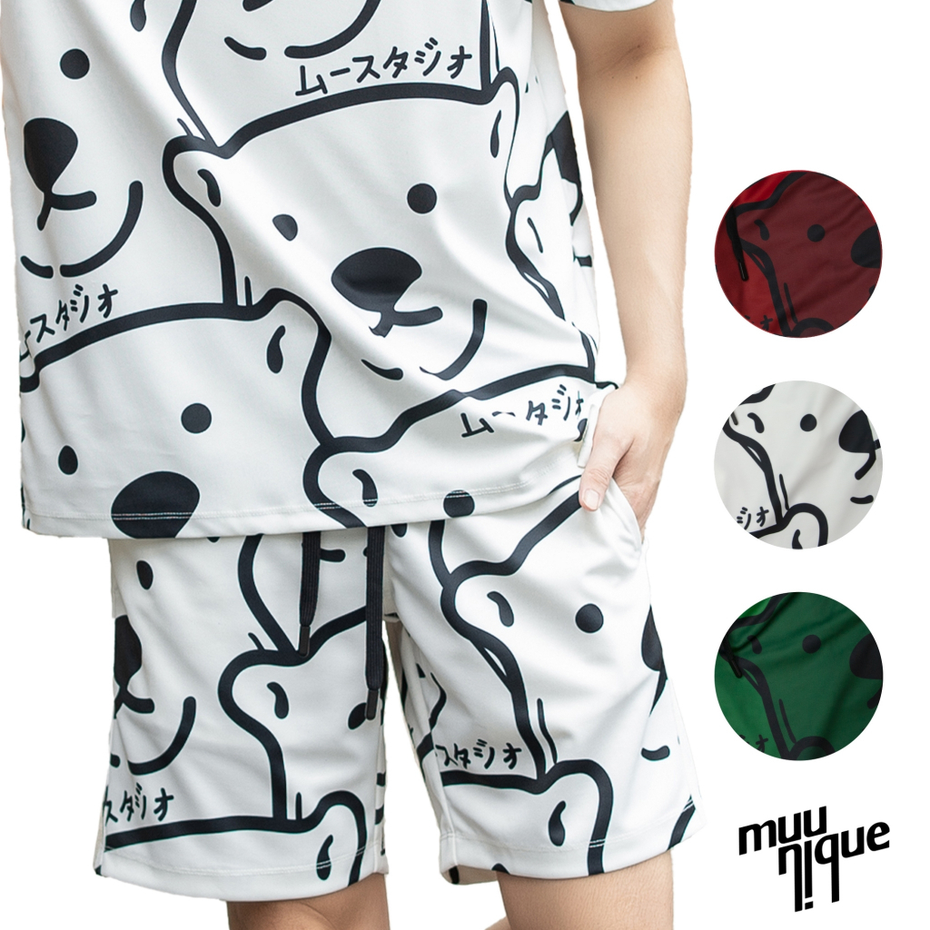 MUUNIQUE Short กางเกงขาสั้น รุ่น New Face Bear