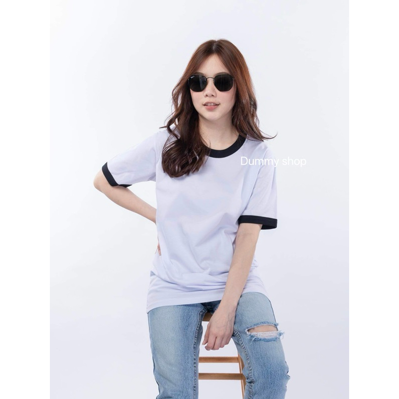 เสื้อยืดแขนกุ๊น ผ้าcotton100%