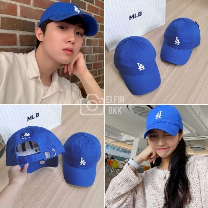 แท้ MLB Rookie Slider Cap หมวกแก๊ป โลโก้ NY LA เล็ก สีดำ สีขาว สีเบจ สีครีม สีน้ำตาล สีม่วง สีเขียว สีชมพู