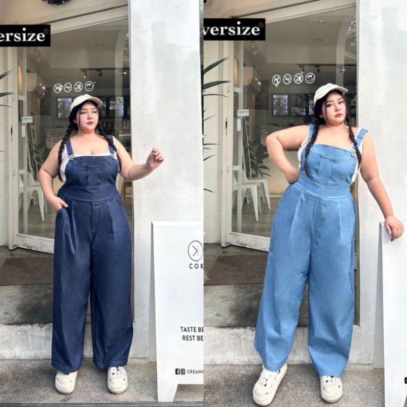 /TB/ เอี้ยมยีนส์สาวอวบ ทรงดี ใส่สบาย #เสื้อผ้าไซส์ใหญ่ สาว อ้วน พลัสไซส์