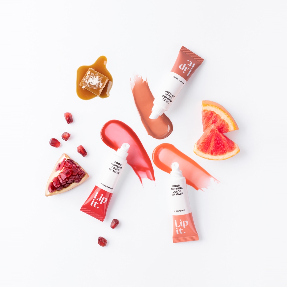 Lip It กู๊ดมอร์นิ่งคัลเลอร์ลิปมาสก์ 10g และ 2.4g (ลิปมาสก์กลางวัน)