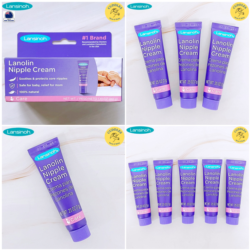 (Lansinoh) Lanolin Nipple Cream Safe for mom & baby ครีมทาหัวนมสำหรับคุณแม่ ลดคัด ตึงเต้านม