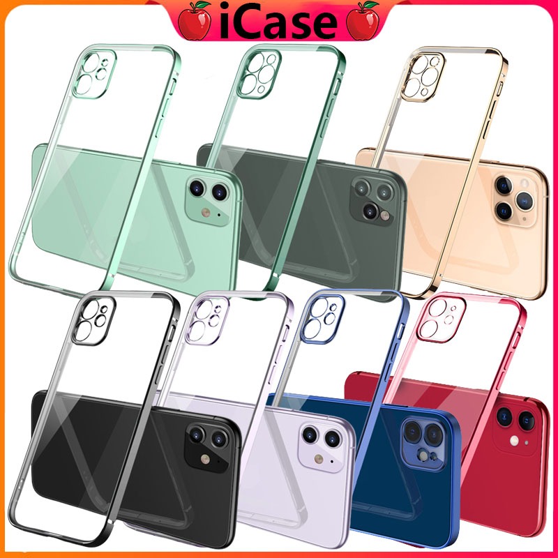 เคสใส เคสไอโฟน for 15 14 13 12 11 Pro ProMax X XS XR XS MAX 7 8 plus 7+ 8Plus Phone Case เคสมือถือTPU