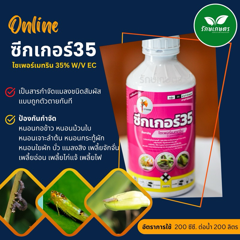 ไซเปอร์35% ชีกเกอร์35 ตราขวานทอง