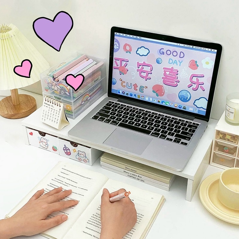ที่วางโน๊ตบุ๊ค ชั้นวางโน้ตบุ๊ค ชั้นวางคอมพิวเตอร์ laptopstand ที่วางจอคอม ชั้นวางจอคอม ที่วางคอม ชั้นวาง โต๊ะวางคอม จัดเ