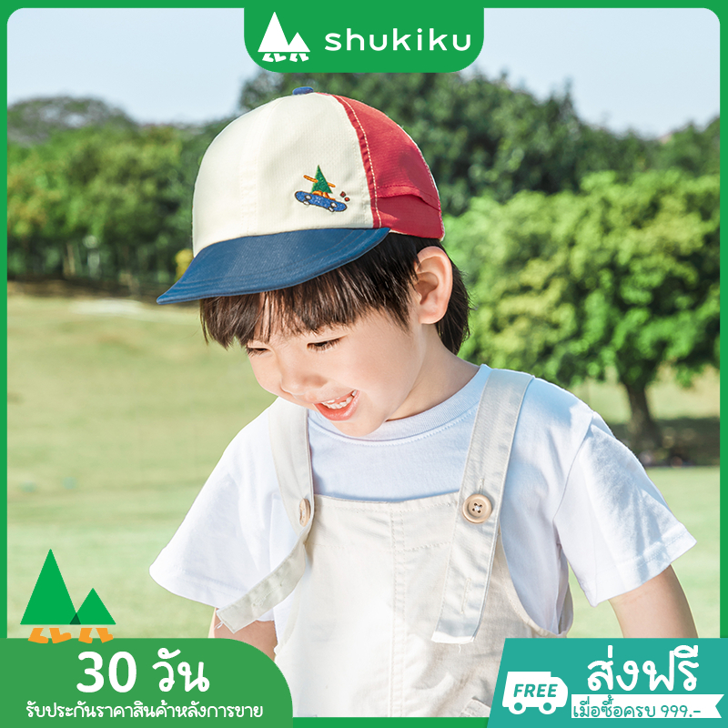 SHUKIKU หมวกเบสบอลเด็ก 1-12ปี ระบายอากาศได้ดี หมวกแฟชั่นเด