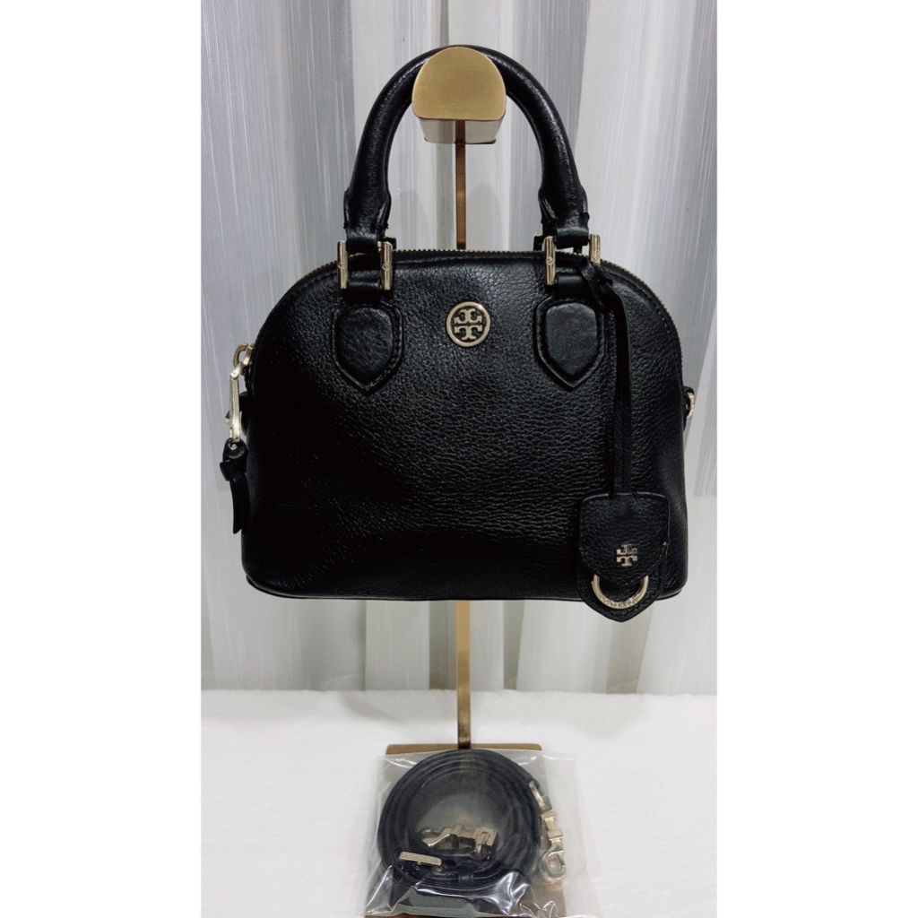 Tory Burch Robinson Pebbled mini Dome satchel ทรงโดมของแท้