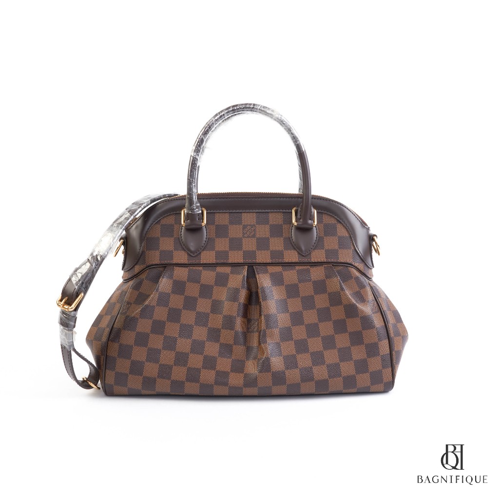 LV TREVI PM BROWN DAMIER DAMIER CANVAS GHW