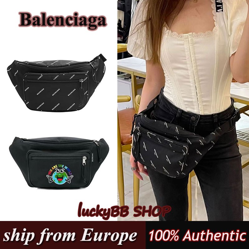 Balenciaga กระเป๋าเอว กระเป๋าสะพายข้าง ของแท้100%