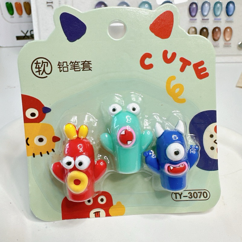 จัดส่งทันที ♡ ปลอกกรรไกร ปลอกปากกา (แพค3 ชิ้น) - รูปที่ 3