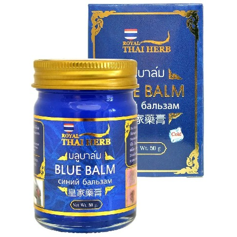 Royal Thai Herbบาล์มสีน้ำเงิน50กรัม