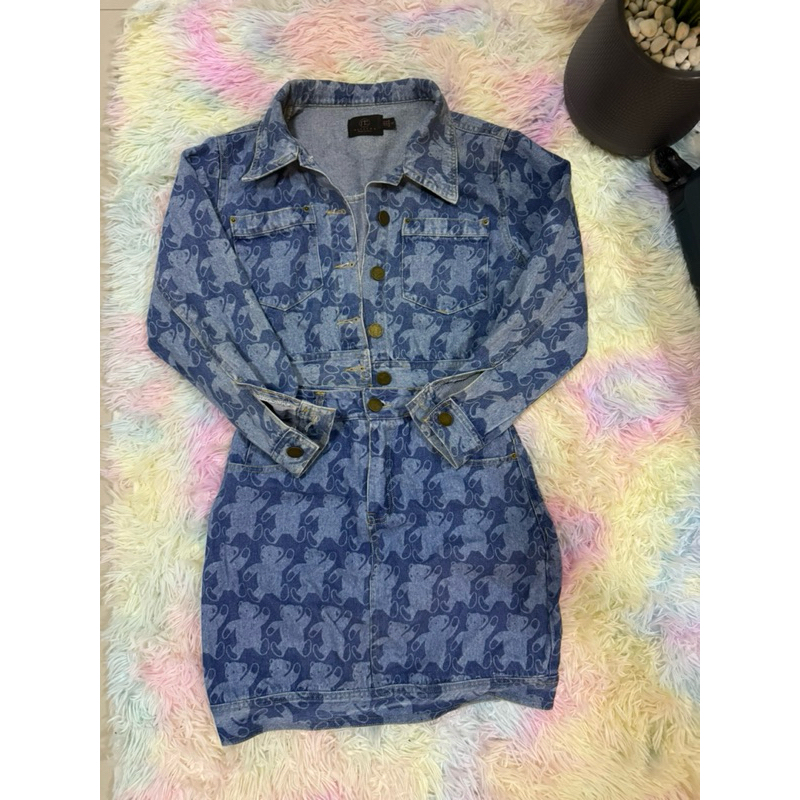 เซตเสื้อกระโปรงยีนส์งานป้ายNatacha🧸